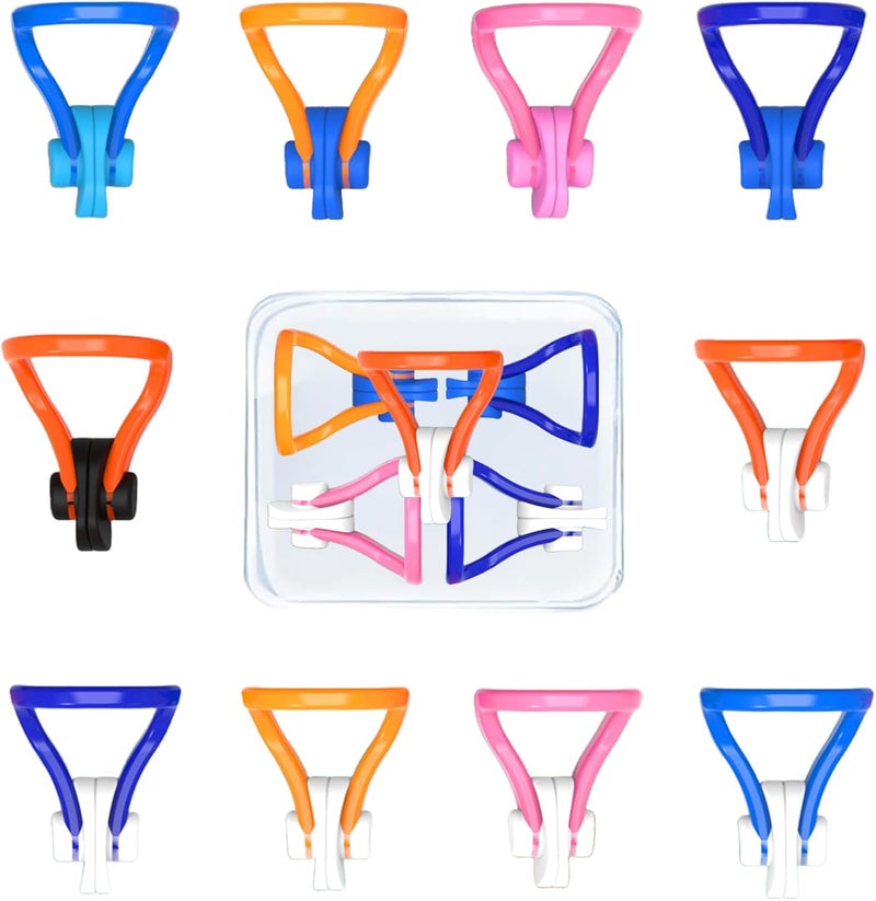 KYLELOVE Swimming Nose Clip,Silicone Waterproof Pool Nose Plugs for Swimming and Diving Multi Color Swim Nose Clip for Kids(Age 7+) Adults with Storage Box 10 Packs - Image 1